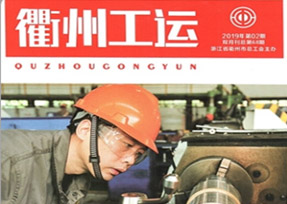 《衢州工運》2019年第68期，刊登了我公司工會主席汪培同志的《在創(chuàng) 文創(chuàng)衛(wèi)工作中發(fā)揮科技的力量